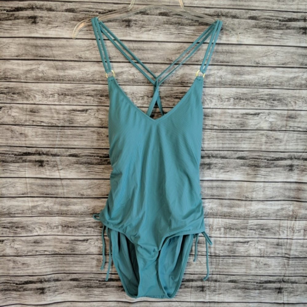 Time & Tru NWT Blue One-Piece Swimsuit